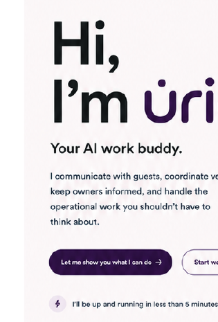 Urio mobile dashboard for pricing trial
